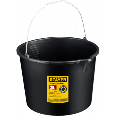 Строительное пластиковое ведро STAYER STRONG 20л 06083-20_z02