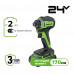 Винтоверт аккумуляторный ударный Greenworks ID3170 (24В, 2Ач) 3804907CUC