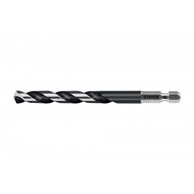 Сверло по металлу STAYER 8.0x117мм, НЕХ 1/4" 29603-6