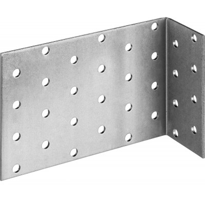 Крепежный уголок ЗУБР УКА-2.0 80x120x40x2мм, анкерный 310226-080-120