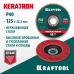 Круг лепестковый торцевой KRAFTOOL 125x22.2мм, P40 36598-125-40