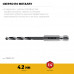 Сверло по металлу STAYER 4.2x98мм, НЕХ 1/4" 29603-4.2