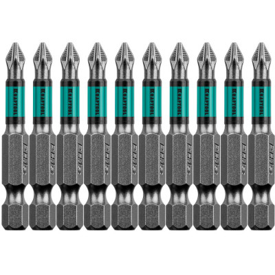 Биты KRAFTOOL PH1, 50мм, 10шт 26122-1-50-10