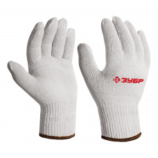 Перчатки ЗУБР L-XL, без покрытия 11445-XL