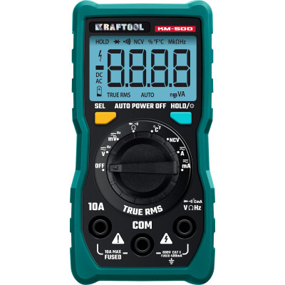 Мультиметр цифровой KRAFTOOL KM-500 59856