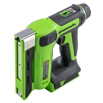 Степлер аккумуляторный Greenworks G24CS10 (24В, 2Ач) 3400107CUA