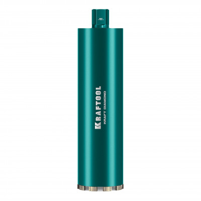 Алмазная коронка по железобетону KRAFTOOL DIAMOND 122x450мм, 1 1/4" 29825-122