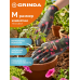 Садовые перчатки GRINDA PROTECT M/8 с прозрачным нитриловым покрытием, чёрные 11296-M