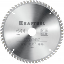 Пильный диск по дереву KRAFTOOL PRECISION 250х32мм;60Т 36952-250-32