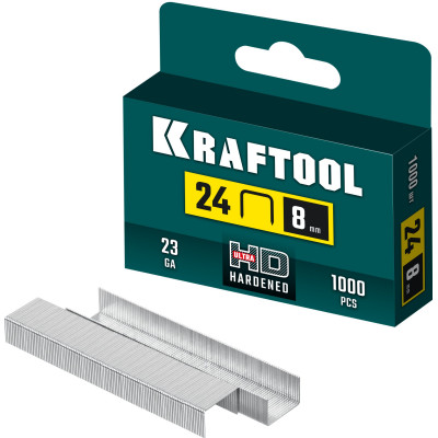 Скобы KRAFTOOL тип 24/8мм/1000шт 31724-08