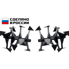 Фрезы гусиные лапки ЗУБР Ф-2 НЕХ 32, 2шт 707108-2