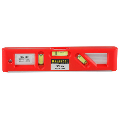 Магнитный уровень KRAFTOOL DIRECTOR LEVEL 220мм 1-34863-022