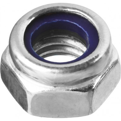 Самостопорящаяся гайка с нейлоновым кольцом ЗУБР M14, DIN 985, кл.пр.6, 5кг 303580-14