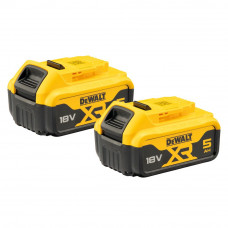Набор аккумуляторов DeWalt DCB184P2 (18В, 5Ач, 2шт)