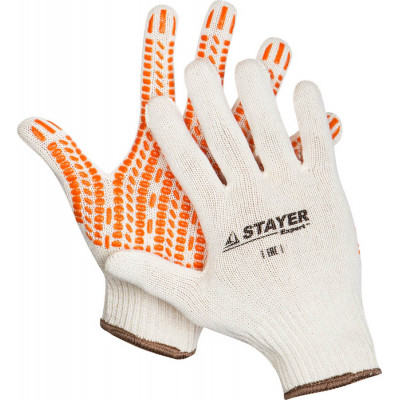Перчатки STAYER L-XL, ПВХ покрытие 11401-XL
