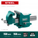 Стальные слесарные тиски KRAFTOOL Steel 150мм 32701-150