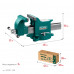 Стальные слесарные тиски KRAFTOOL Steel 150мм 32701-150