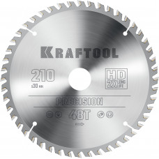 Пильный диск по дереву KRAFTOOL PRECISION 210х30мм;48Т 36952-210-30