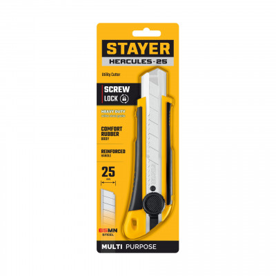 Нож STAYER HERCULES-25 25мм 09147