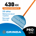 Веерные грабли GRINDA PL-22 FIBER 430х1460мм/22 зубца 421818