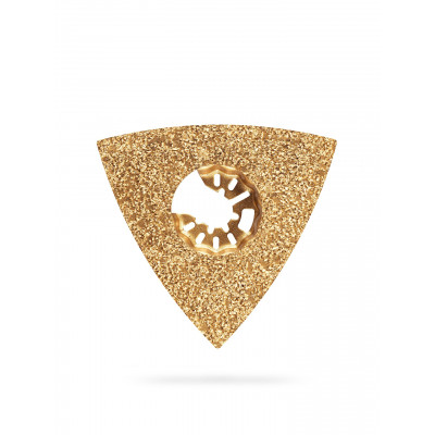 Шлифовальная треугольная насадка ЗУБР CARBIDE StarQuick ВК8, 80мм, Р40 15583-P40