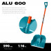 Снеговая лопата GRINDA Alu-600 590мм 39942