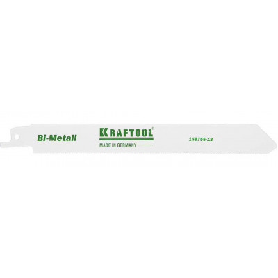 Полотно для сабельной пилы по металлу KRAFTOOL 180мм, шаг 1.4мм 159755-18