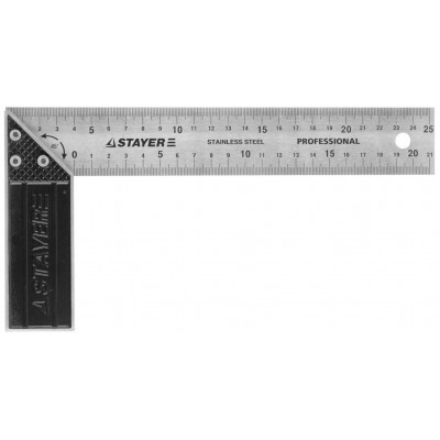 Столярный угольник STAYER 250х25.5мм 3431-25_z01