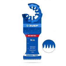 Прямая пильная насадка ЗУБР StarQuick BIM, 35x50мм, 14TPI 15573-35-50