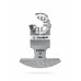 Шлифовальная алмазная сегментная насадка ЗУБР DIAMOND StarQuick 70x1.6мм, Р60 15585-70-1.6