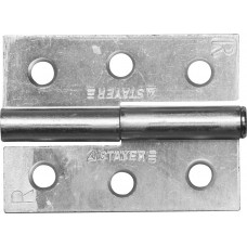 Дверная разъемная петля STAYER правая, 65x48x2мм, 1шт, белый цинк 37613-65-1R
