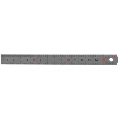 Нержавеющая линейка ЗУБР 0,15м 34280-0.5-015