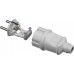 Вилка прямая STAYER MAXElectro белая, 16А/220В 55160-W