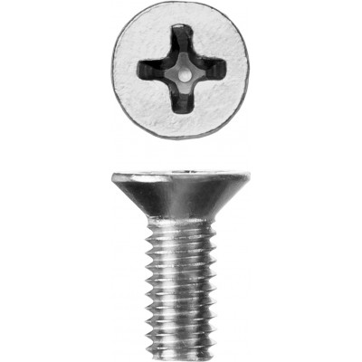 Винт с потайной головкой ЗУБР M4x10мм, DIN 965, кл.пр.4.8, 5кг 303110-04-010