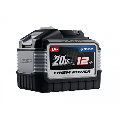 Аккумулятор ЗУБР High Power LMS (20В, 12Ач) BP-H-20-12
