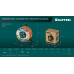 Удлинитель на катушке KRAFTOOL Expert (50м, 4000Вт, IP44, ПВС 3х2.5мм2) 55089-50