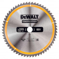 Пильный диск по дереву DeWalt 305х30мм;60T DT1960