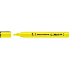 Меловой маркер ЗУБР ММ-400 желтый, 2мм 06332-5