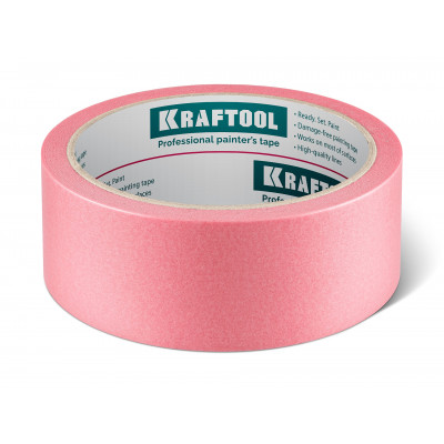 Малярная лента KRAFTOOL #200 Delicate 38ммx30м, для деликатных поверхностей 12102-38