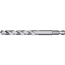 Сверло по металлу ЗУБР 10x133мм, НЕХ 1/4", Р6М5 29623-10