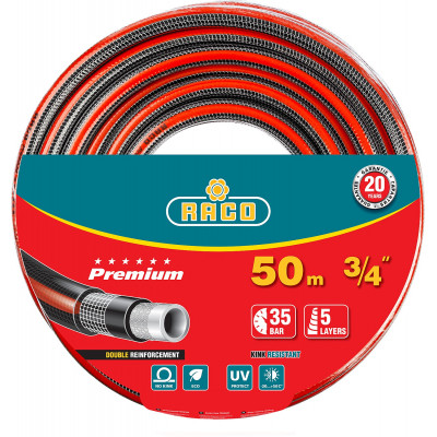Поливочный шланг пятислойный Raco (3/4"; 50м) 40300-3/4-50_z01