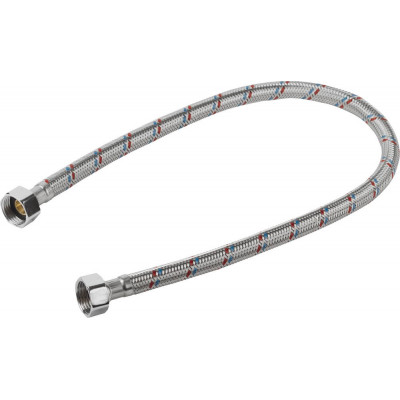 Гибкая подводка для воды STAYER d1/2, 0.6 м, гайка-гайка 51015-G/G-060