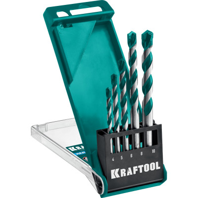 Набор сверл по керамограниту KRAFTOOL KERAMO (5шт: 4-10мм) 29175-H5