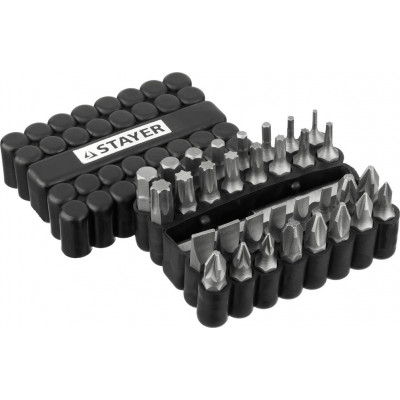 Набор бит STAYER 33шт 26085-H33