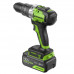 Шуруповерт аккумуляторный ударный Greenworks GD24DD60 (24В, 4Ач) 3704107CUB