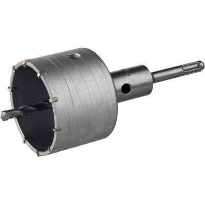 Коронка буровая в сборе ЗУБР 80мм, SDS-Plus 2918-80