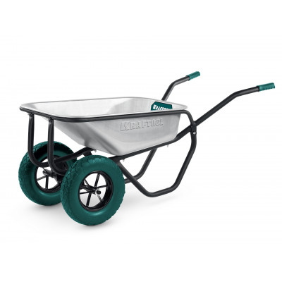 Строительная двухколесная тачка KRAFTOOL MAXDrive-2 110л/280кг 39860