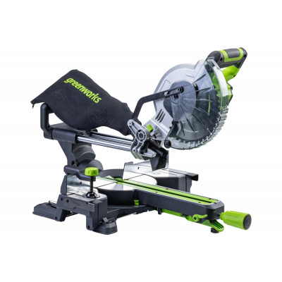 Пила торцовочная аккумуляторная Greenworks GD24MS216 (24В, 4Ач) 1501707UB