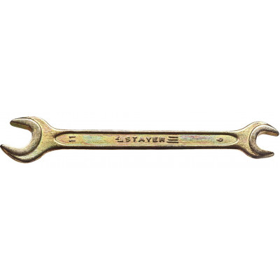 Рожковый ключ STAYER 9х11мм 27038-09-11