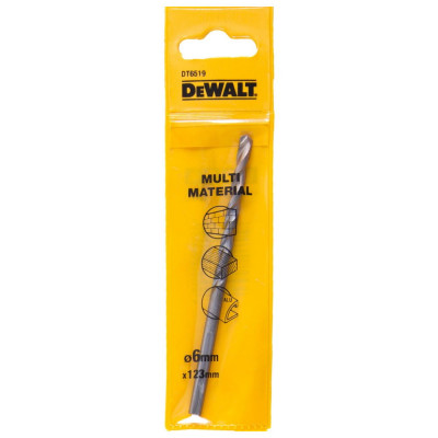 Сверло универсальное DeWalt 6x123мм DT6519